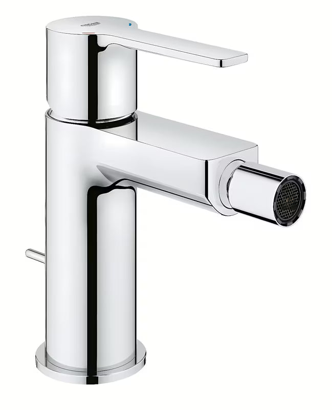 Kromirana jednoručna baterija miješalica za bide Grohe Lineare s odvodom i zglobnim perlatorom