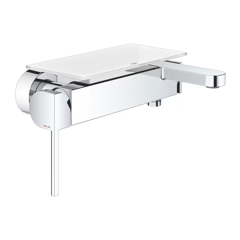 Zidna jednoručna baterija miješalica za kadu Grohe Plus u krom izvedbi s automatskim prebacivanjem kada/tuš.