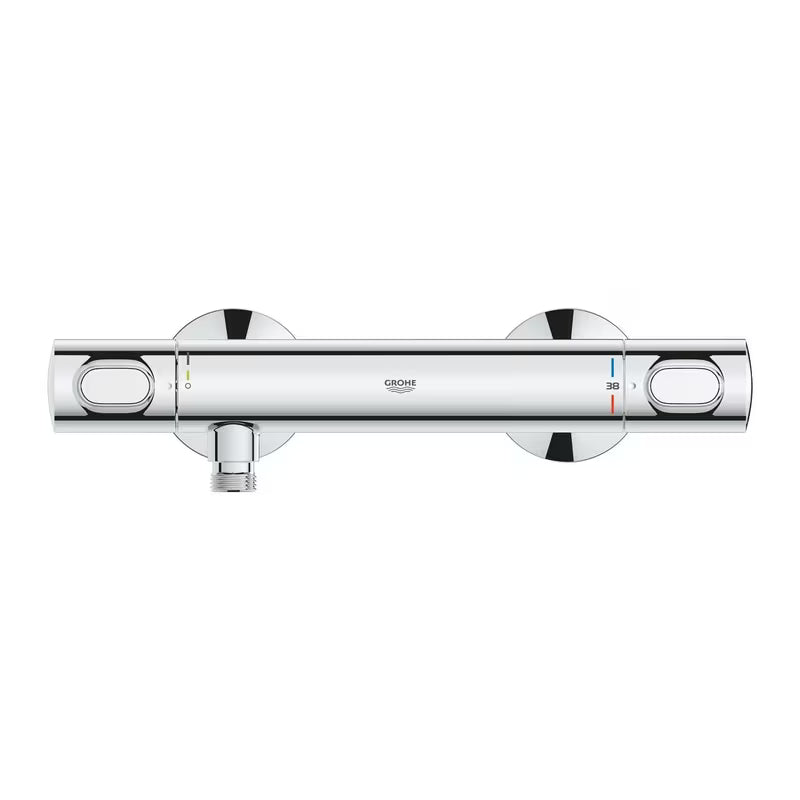 Termostatska zidna miješalica za tuš Grohe Precision Flow u krom izvedbi sa SafeStop i EcoJoy