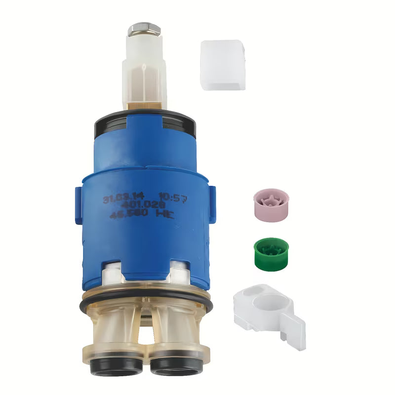 Zamjenski kartuša Grohe SilkMove s keramičkim brtvenim sustavom i graničnikom temperature pro za jednoručne slavine.