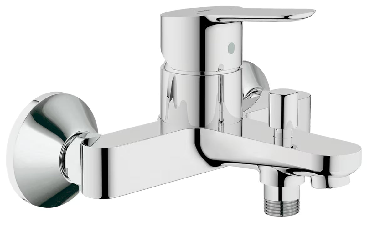 Grohe Project jednoručna baterija zidna miješalica za kadu u krom izvedbi s preklopnikom kada tuš