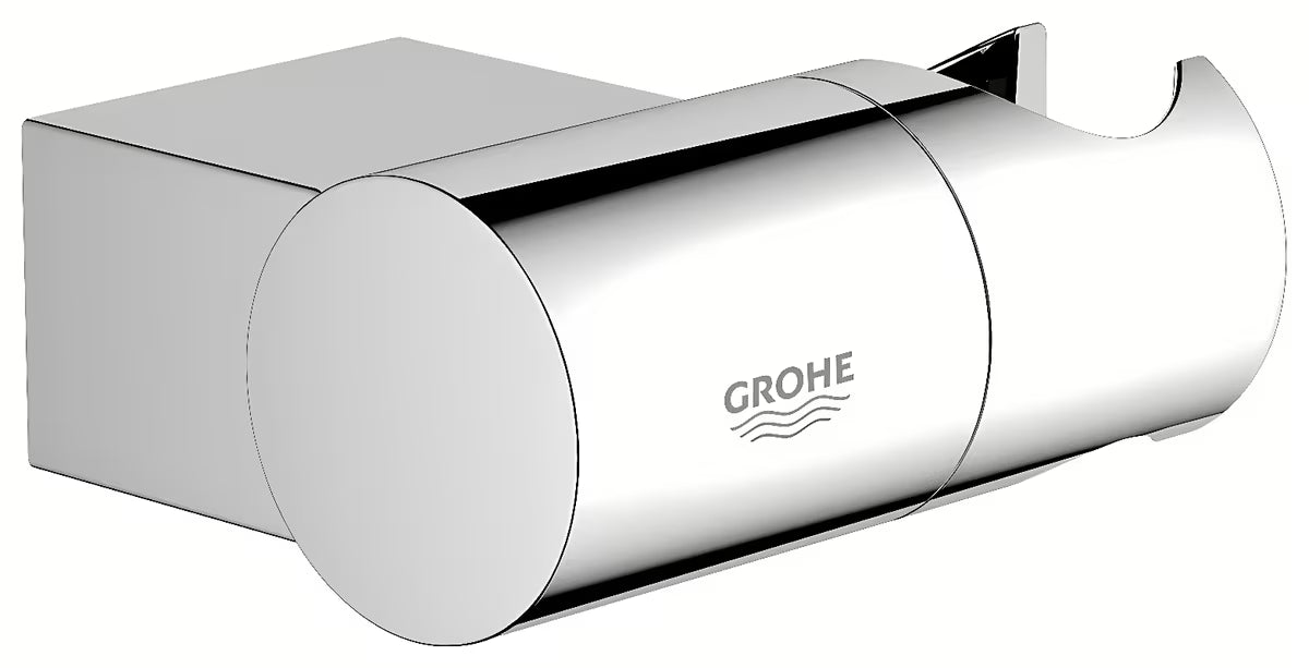 Zidni podesivi nosač ručnog tuša Grohe Rainshower u krom izvedbi s površinom GROHE StarLight.