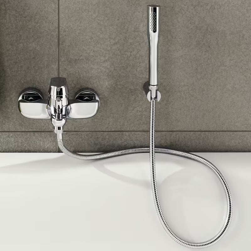 Fiksni zidni nosač ručnog tuša Grohe Rainshower u krom izvedbi s rozetom