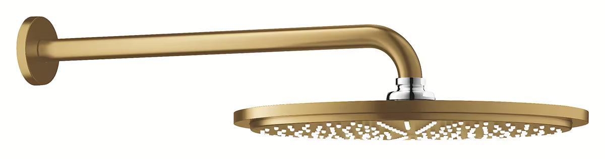 Grohe Rainshower Cosmopolitan Metal nadglavni tuš 310 s tuš krakom u obradi Brushed Cool Sunrise