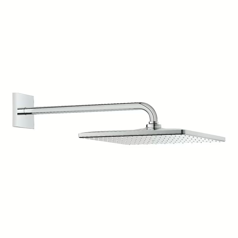 Kromirana nadglavni tuš Grohe Rainshower 310 Mono Cube s tuš krakom pro za zidnu montažu
