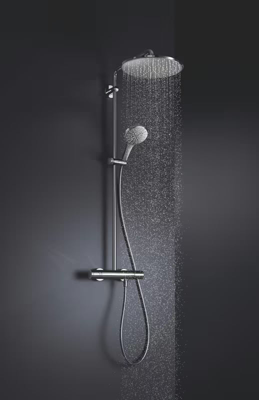 Okrugla nadglavni tuš Grohe Rainshower 310 Mono u kromu s mlazom PureRain