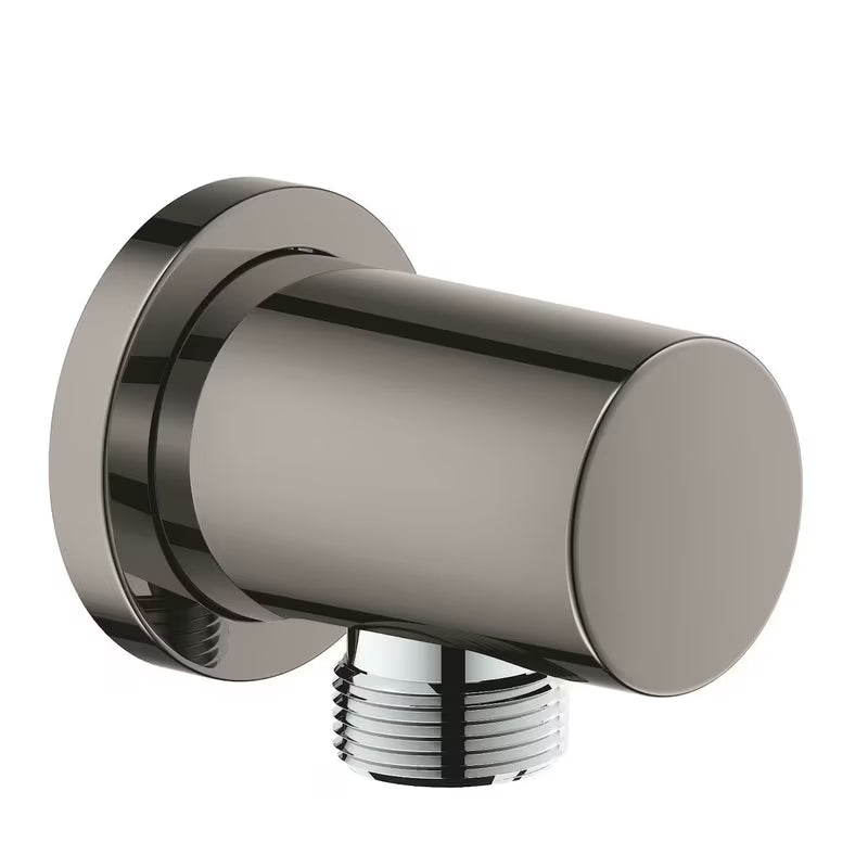 Podžbukni priključak tuševi Grohe Rainshower neutral s okruglom rozetom u izvedbi hard graphite