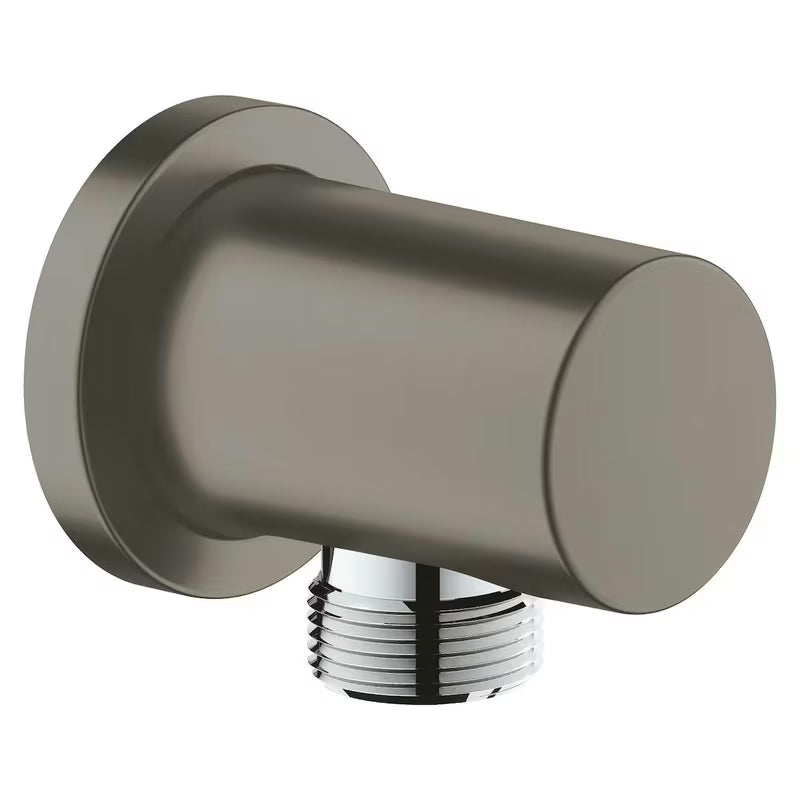 Podžbukni priključak tuševi Grohe Rainshower neutral s okruglom rozetom u završnoj obradi brushed hard graphite