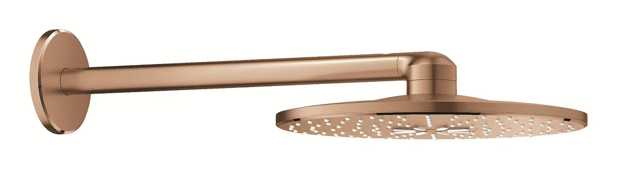 Nadglavni tuš Grohe Rainshower smartactive 310 s tuš krakom u izvedbi brušeni Warm Sunset