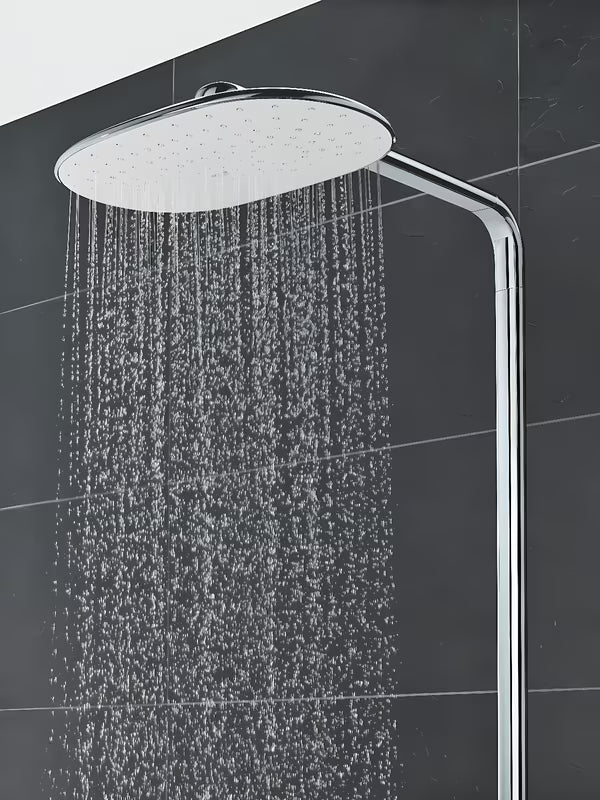 Grohe Rainshower smartcontrol tuš sustav s termostatskom miješalicom i nadglavnim tušem 360 mm u bijeloj boji