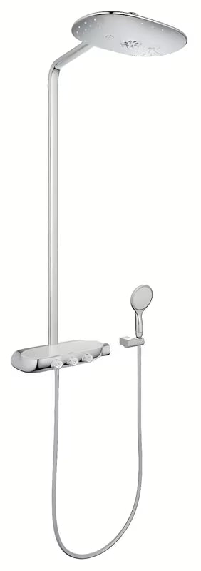 Grohe Rainshower smartcontrol tuš sustav s termostatskom miješalicom u krom izvedbi s nadglavnim tušem 360 mm i ručnim tušem