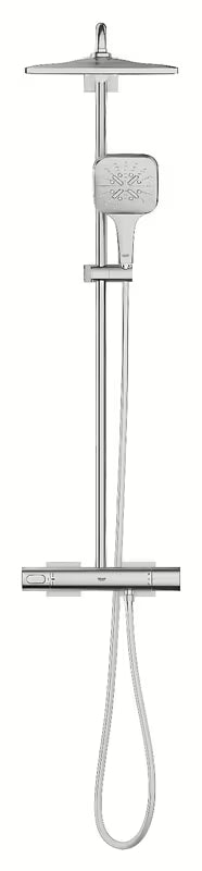 Grohe Rainshower System tuš sustav s termostatskom miješalicom u izvedbi supersteel