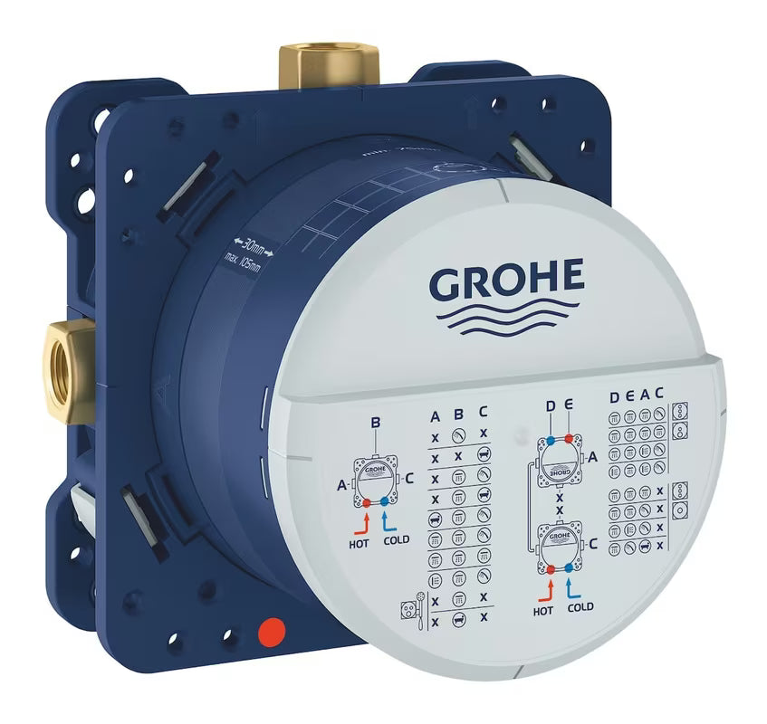 Podžbukno tijelo Grohe Rapido smartbox sa stabilnim ugradbenim boxom i zaštitnim omotom