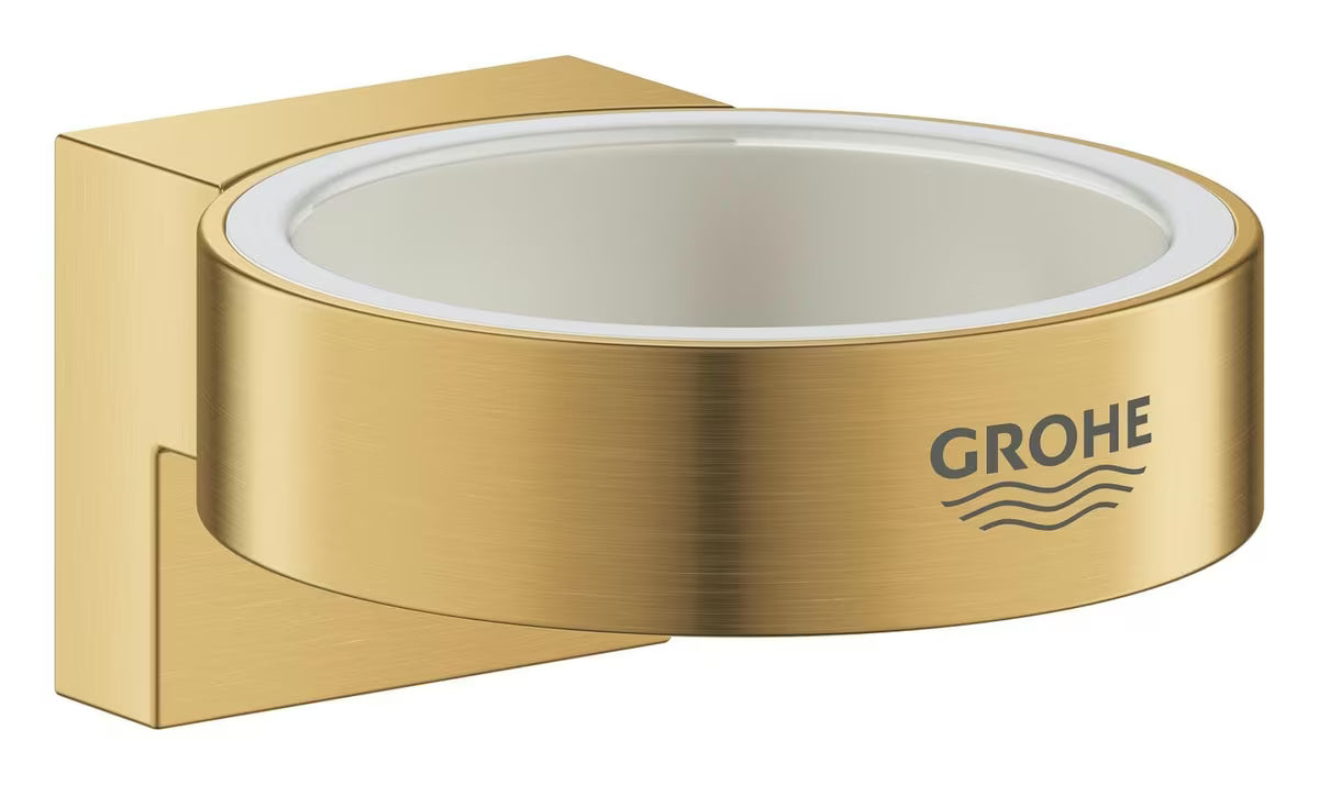 Zidni držač čaša bez čaše Grohe Selection u izvedbi Brushed Cool Sunrise sa skrivenim pričvršćenjem