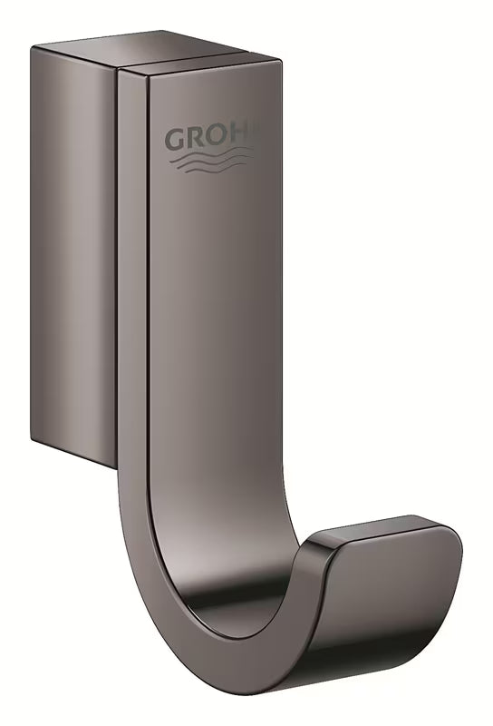 Metalni kupaonski kukica Grohe Selection u izvedbi hard graphite sa skrivenim pričvršćenjem