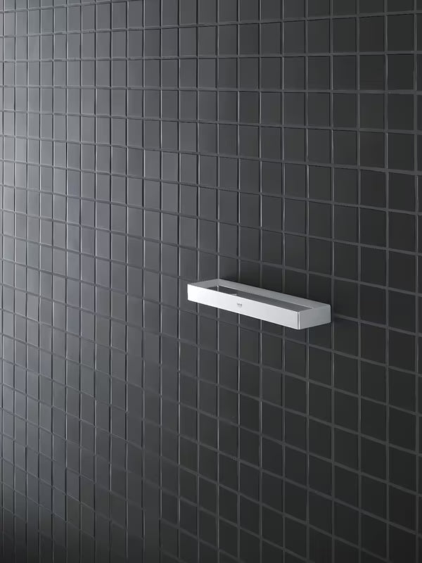 Kromirani prsten za ručnike Grohe Selection Cube sa skrivenim zidnim pričvršćenjem