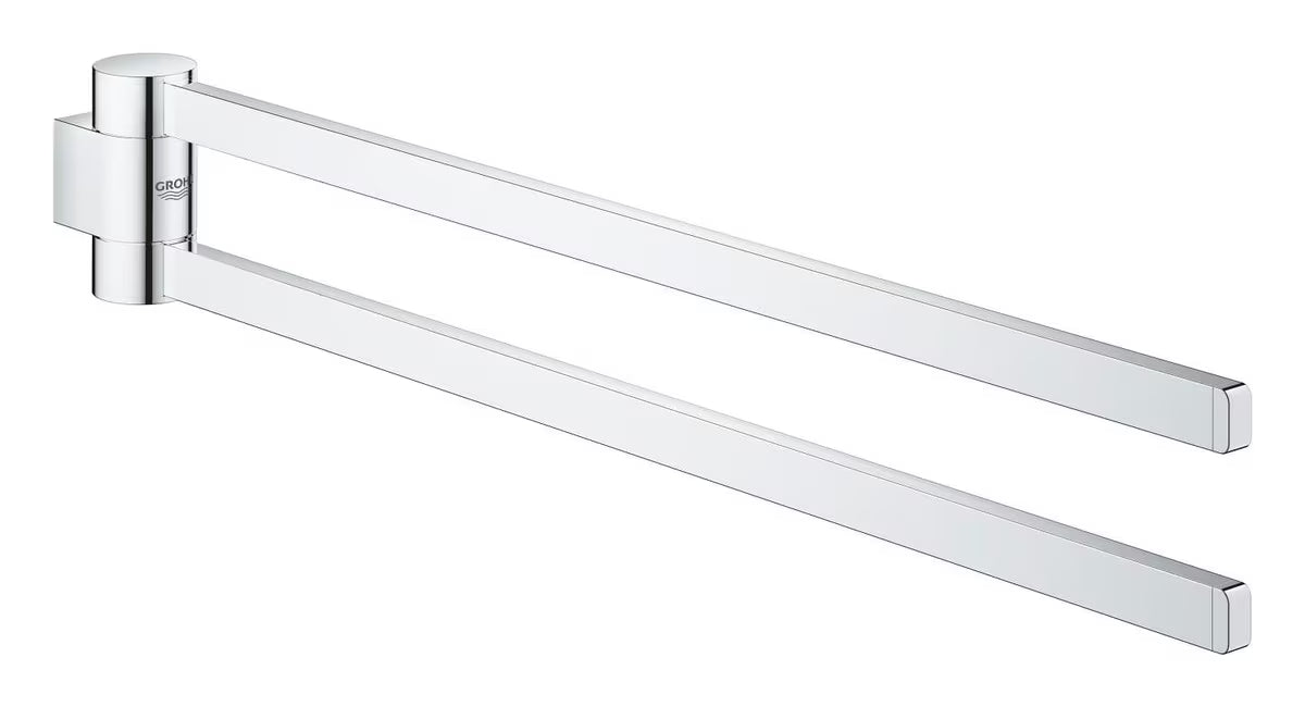 Dvostruki rotirajući držač ručnika Grohe Selection u kromiranoj izvedbi sa skrivenim pričvršćenjem