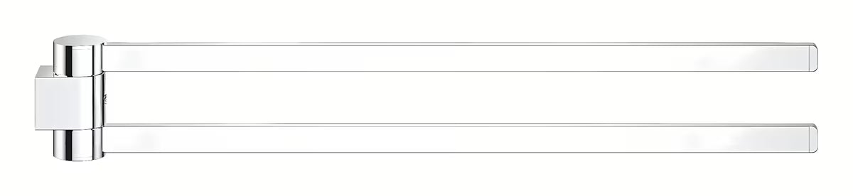 Dvostruki rotirajući držač ručnika Grohe Selection u kromiranoj izvedbi sa skrivenim pričvršćenjem