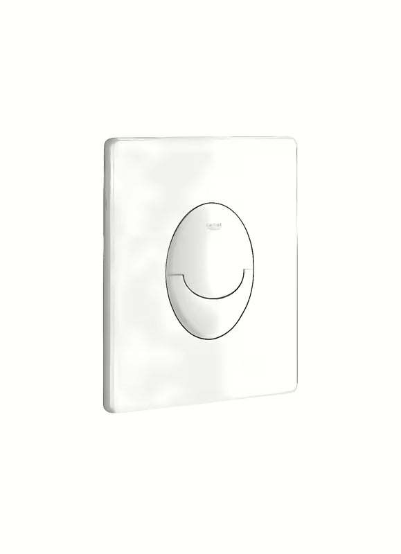 Bijela tipka za ispiranje tipka Grohe Skate Air pro podžbukni vodokotlići s dvokoličinskim ispiranjem