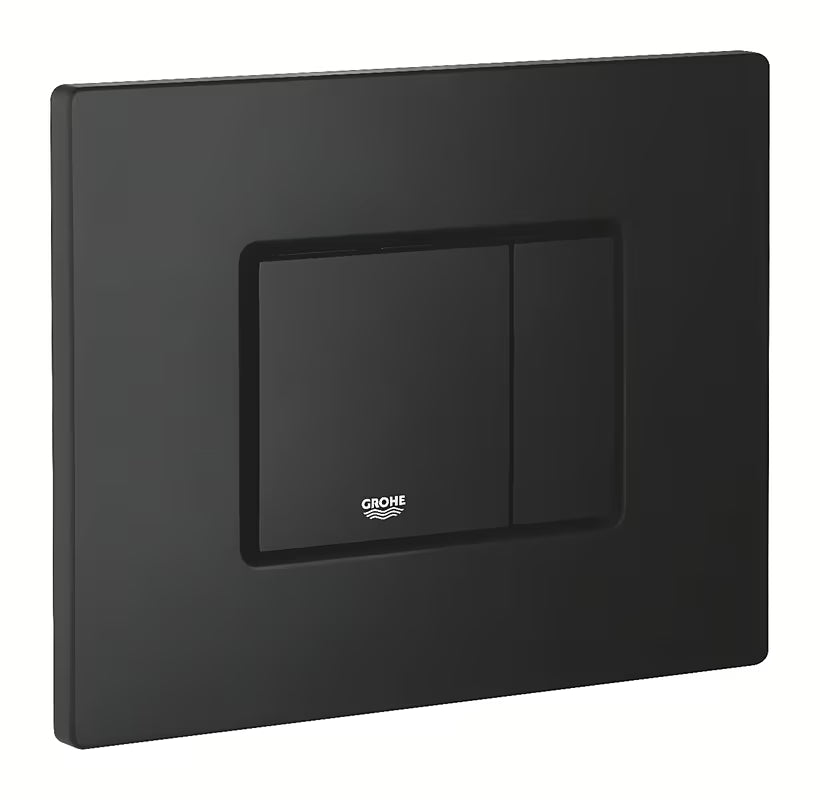 Upravljačka tipka za ispiranje tipka Grohe Skate Cosmopolitan u izvedbi phantom black s mat površinom