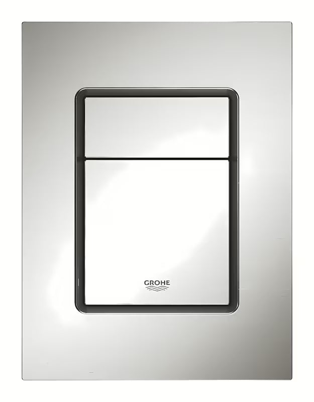 Ispirna tipka Grohe Skate Cosmopolitan S u mat izvedbi stainless pro podžbukni vodokotlići