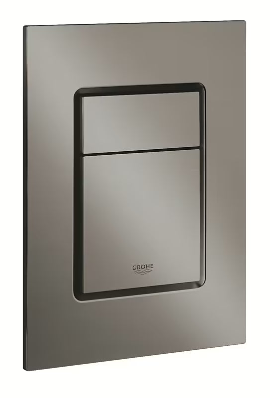 Ispirna tipka Grohe Skate Cosmopolitan S u boji brušeni Hard Graphite pro podžbukni vodokotlići