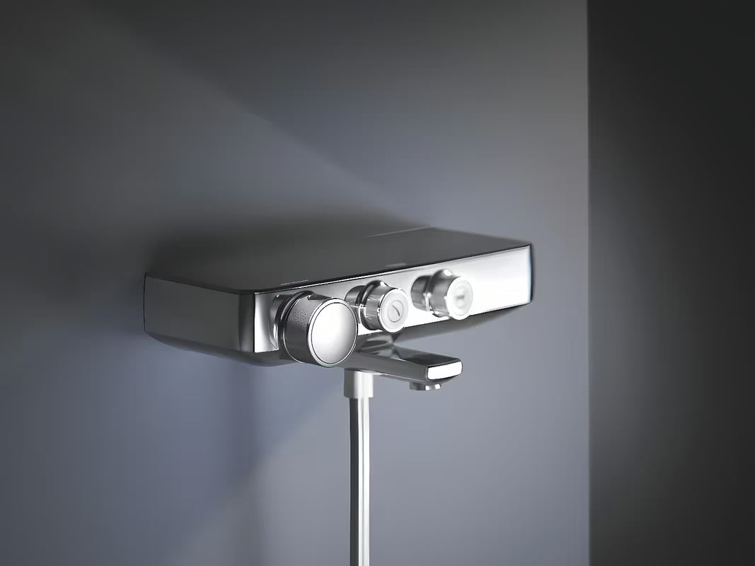 Kromirana termostatska miješalica za kadu Grohe Grohtherm smartcontrol pro s prebacivanjem između kade i tuša
