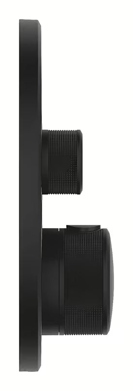 Podžbukna miješalica za tuš Grohe smartcontrol u izvedbi phantom black s upravljanjem na tipku