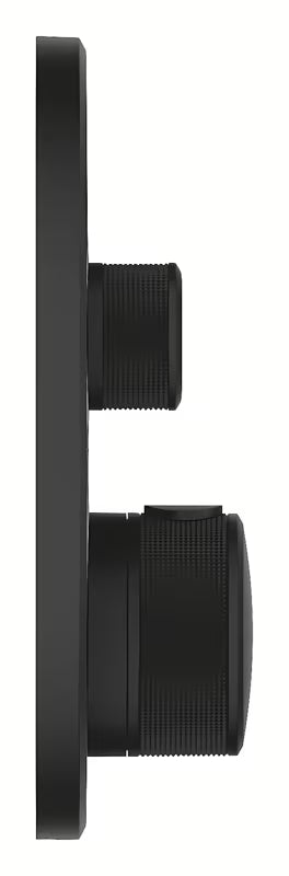 Podžbukna miješalica za tuš Grohe smartcontrol u izvedbi phantom black s upravljanjem na tipku