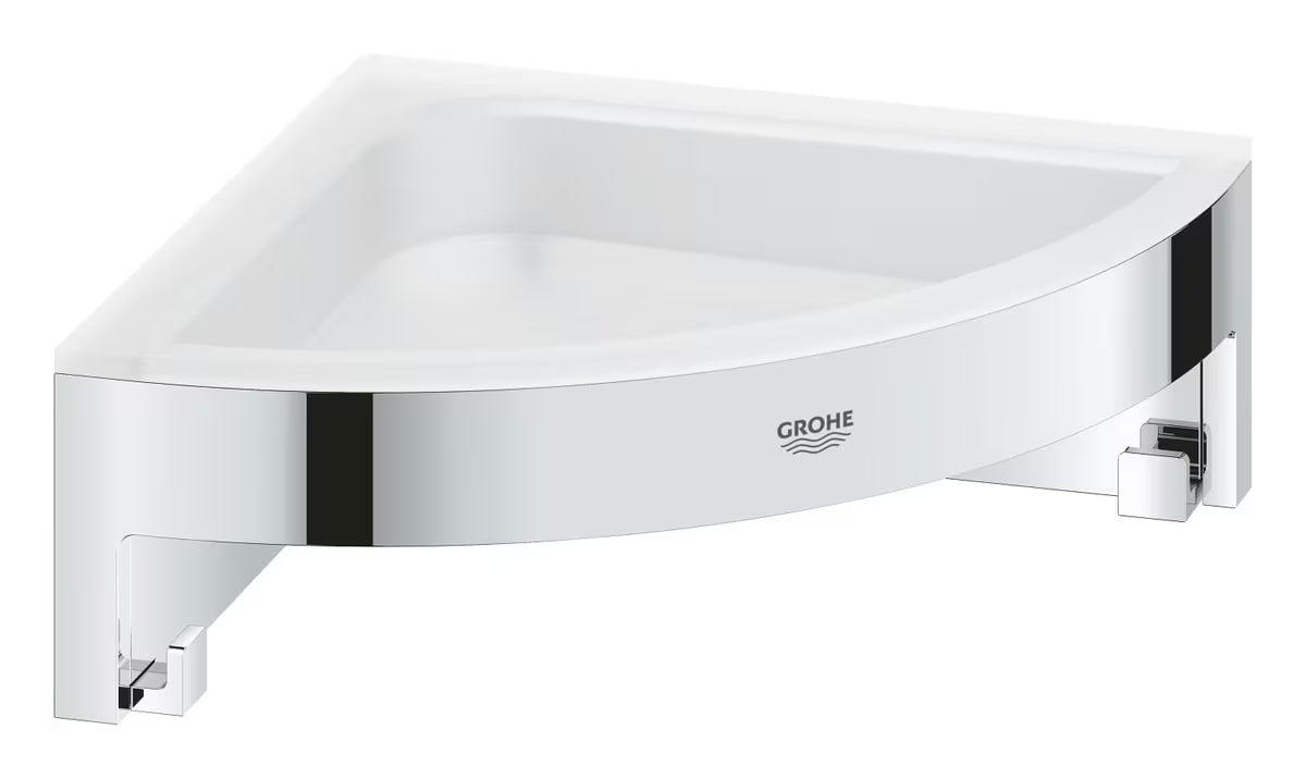 Kutna polica Grohe Start Cube Accessories u krom izvedbi