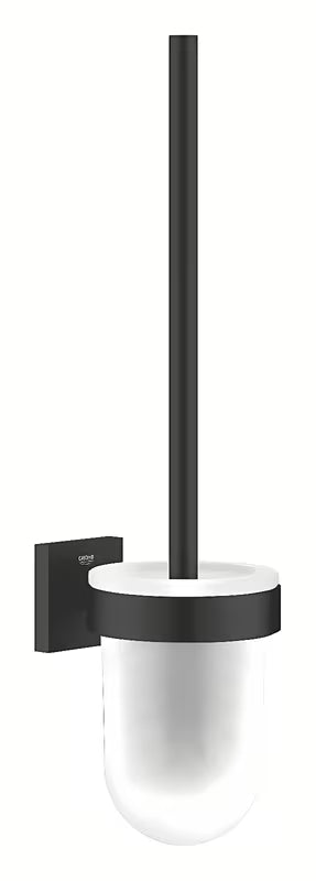 Zidna ČETKA za Wc Grohe Start Cube u mat crnoj boji sa skrivenim pričvršćenjem