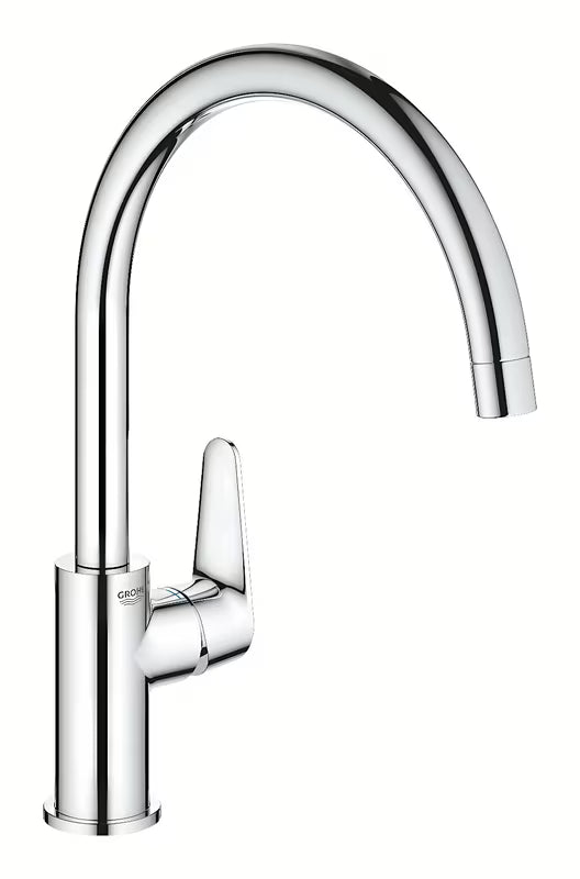 Kromirana jednoručna baterija miješalica za sudoper Grohe Start Curve s visokim zakretnim izljevom
