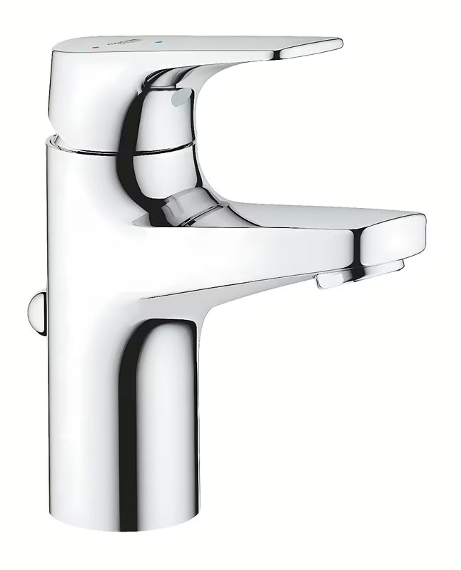 Kromirana jednoručna baterija miješalica za umivaonik Grohe Start Flow s odvodom sa štedljivim protokom 5,7 l/min