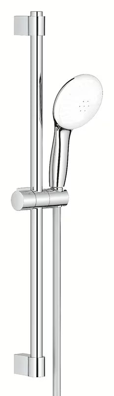 Kromirani tuš set Grohe Tempesta s tehnologijama Water Saving i DreamSpray pro ravnomjeran mlaz vode.