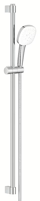 Kromirani tuš set Grohe Tempesta Cube s ručnim tušem, šipkom i crijevom