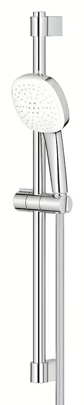 Kromirana tuš set Grohe Tempesta Cube s ručnim tušem, tuš šipkom i crijevom