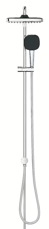 Tuš sustav Grohe Vitalio Comfort System u krom izvedbi s nadglavnim i ručnim tušem