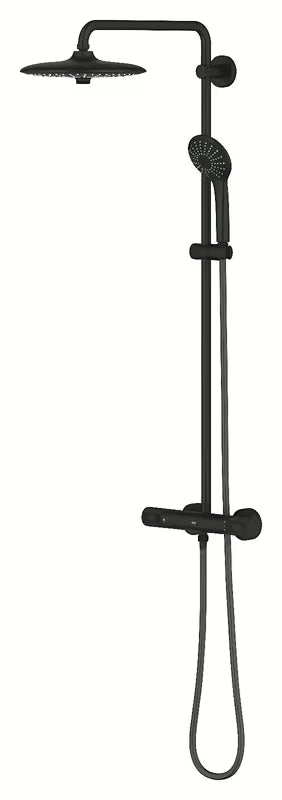 Grohe Vitalio Joy System tuš sustav s termostatskom miješalicom u boji phantom black