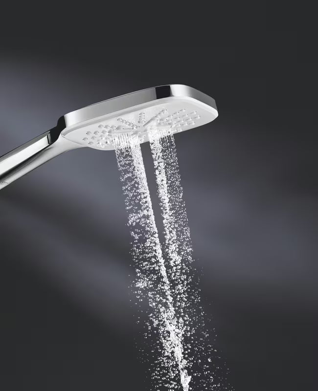 Kromirani ručni tuš Grohe Vitalio 130 SmartActive Cube s tri mlaza i upravljanjem SmartTip