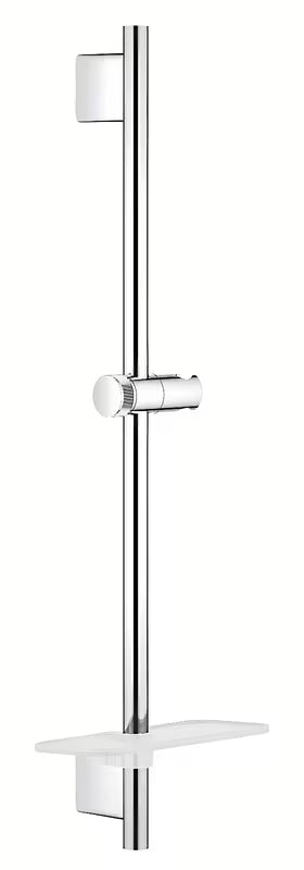 Tuš šipka Grohe Vitalio smartactive 600 mm u krom izvedbi s policom EasyReach i podesivim držačem tuševi.