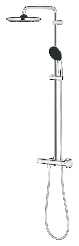Grohe Vitalio Start System tuš sustav s termostatskom miješalicom u krom izvedbi s nadglavnim i ručnim tušem
