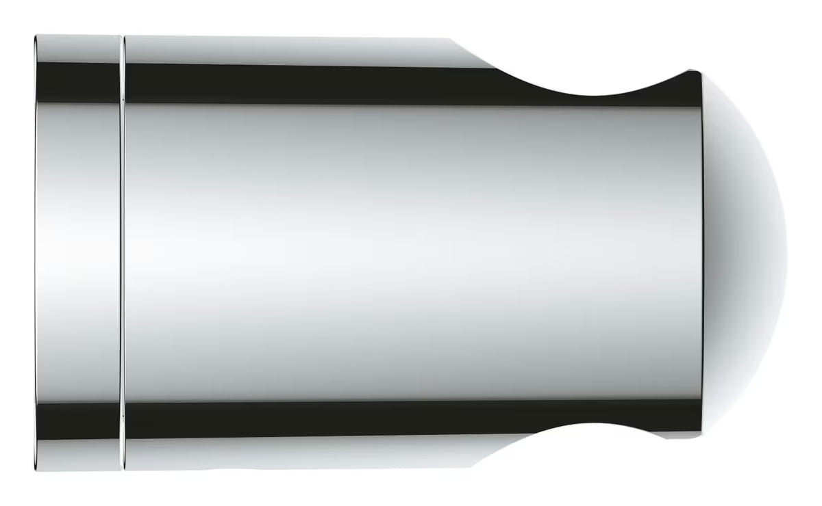 Kromirani fiksni nosač ručnog tuša Grohe Vitalio Universal pro montaža vijcima ili lijepljenjem.