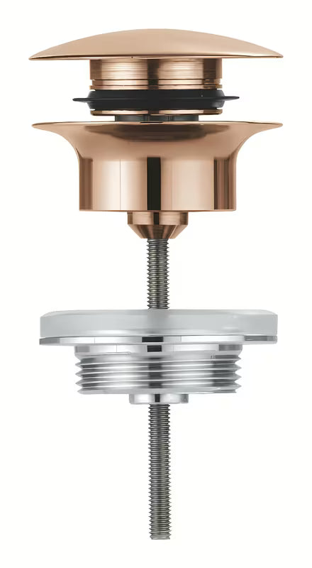 Grohe odvod za umivaonik s klik-klak poklopcem u izvedbi brushed warm sunset.