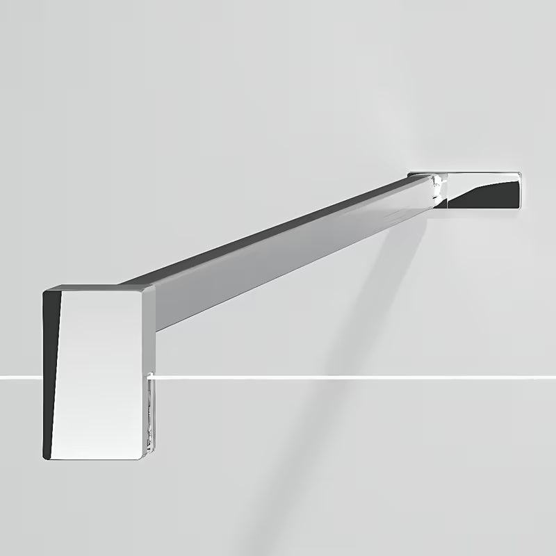 Tuš stijena Walk-In Hüppe Design pure 90 cm, sjajni krom, prozirno staklo