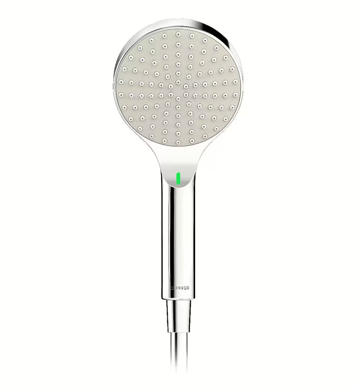Ručni tuš Hansa Activejet Digital u krom izvedbi s integriranim zaslonom