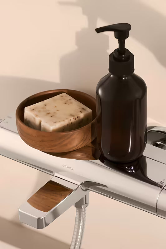 Termostatska zidna miješalica za kadu Hansa Optima u sjajnoj krom izvedbi