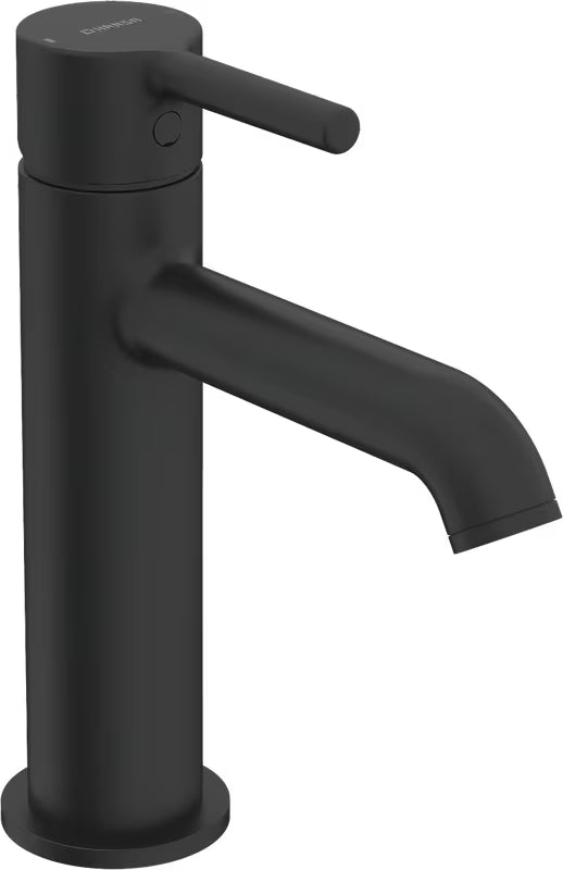 Hansa Vantis jednoručna baterija stojeća miješalica za umivaonik bez odvoda u crnoj mat boji s mat površinom