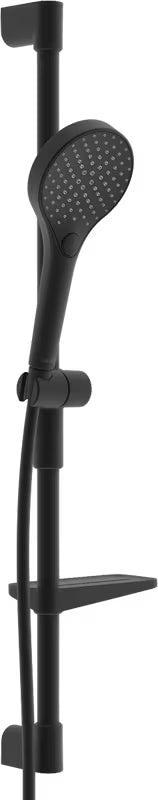 Tuš set Hansa Viva u crnoj mat izvedbi s 3 funkcije i policom