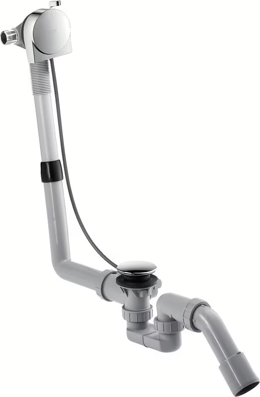 Hansgrohe odljevno preljevna garnitura za kadu u krom izvedbi pro za upravljanje odvodom kod kade