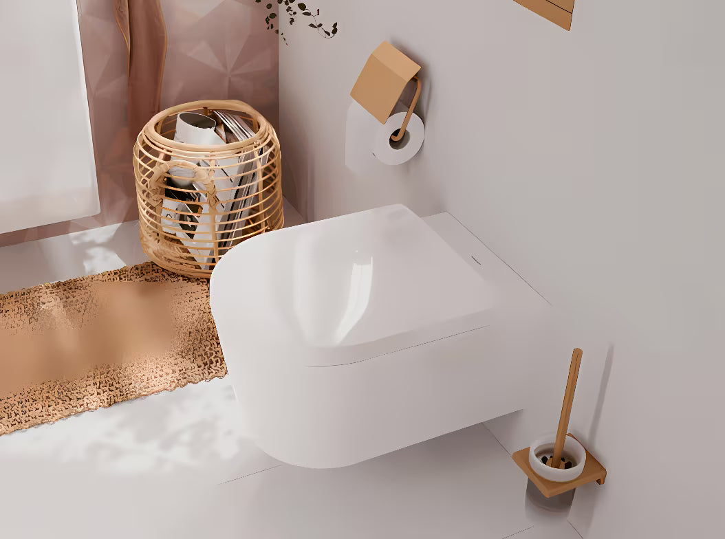 Hansgrohe addstoris držač toaletnog papira s poklopcem u završnoj obradi brušena bronca.